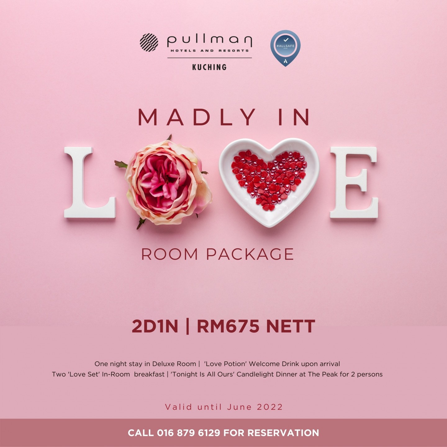 Madly In LOVE – Room Package